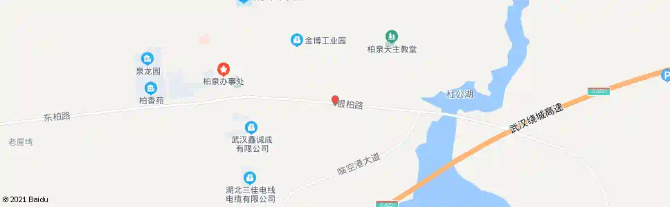 武汉柏银路红光四队_公交站地图_武汉公交_妙搜公交查询2025