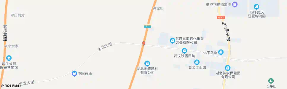 武汉金龙大街青郑路口_公交站地图_武汉公交_妙搜公交查询2025