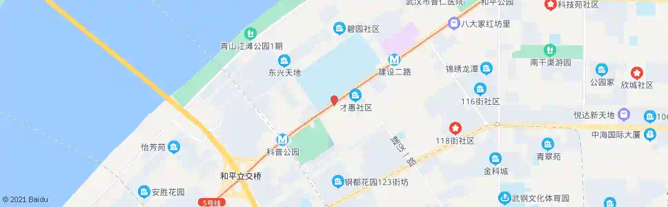武汉和平大道建设一路_公交站地图_武汉公交_妙搜公交查询2025