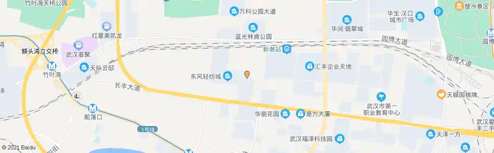 武汉长风路2008城市花园_公交站地图_武汉公交_妙搜公交查询2025