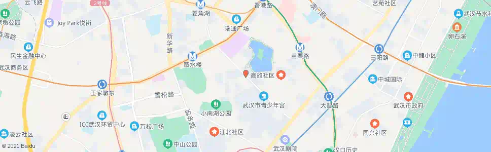 武汉台北路鲩子湖_公交站地图_武汉公交_妙搜公交查询2025