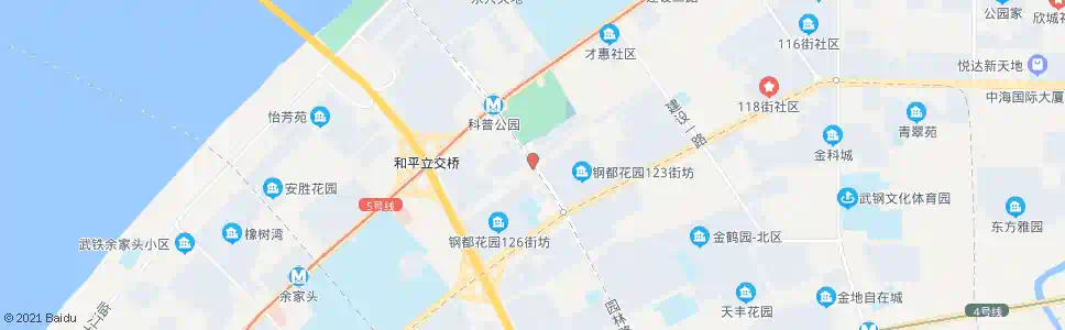 武汉园林路南干渠路_公交站地图_武汉公交_妙搜公交查询2025