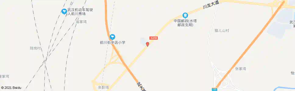 武汉西寺大道罗上湾_公交站地图_武汉公交_妙搜公交查询2025