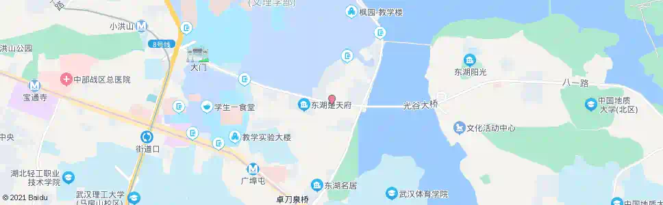 武汉八一路东湖村_公交站地图_武汉公交_妙搜公交查询2025