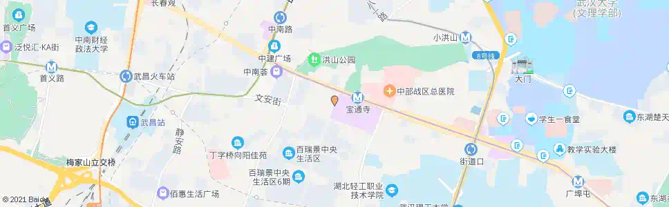 武汉宝通寺路武锅医院_公交站地图_武汉公交_妙搜公交查询2025