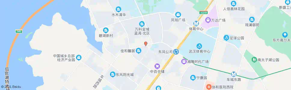武汉车城西路实验小学_公交站地图_武汉公交_妙搜公交查询2025