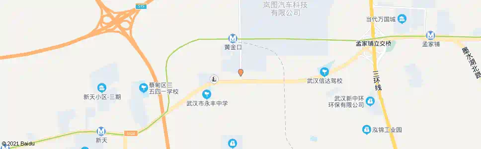 武汉董家店路汉阳大道口_公交站地图_武汉公交_妙搜公交查询2025