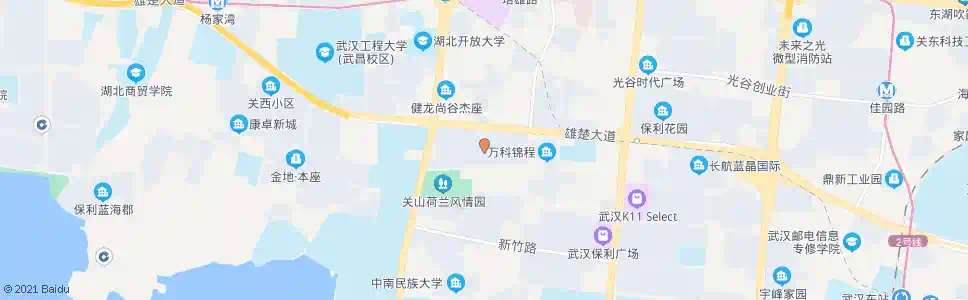 武汉珞雄路枫林上城_公交站地图_武汉公交_妙搜公交查询2025