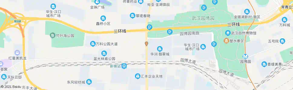 武汉古田二路园博园西门_公交站地图_武汉公交_妙搜公交查询2025