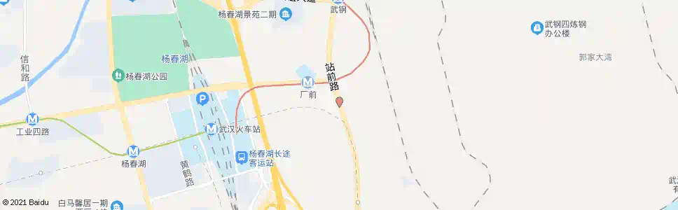 武汉站前路厂前商场_公交站地图_武汉公交_妙搜公交查询2025
