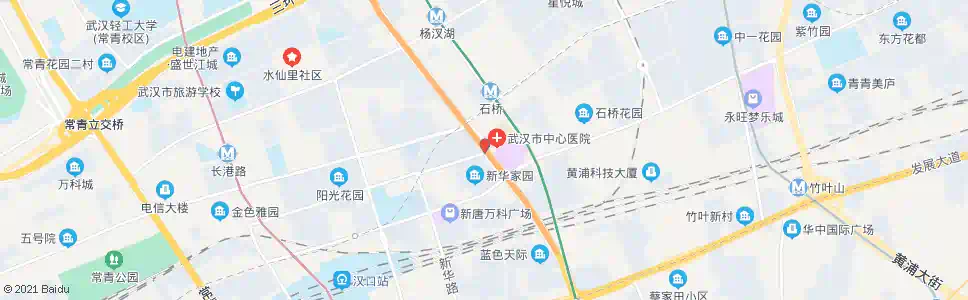 武汉姑嫂树路中心医院后湖院区_公交站地图_武汉公交_妙搜公交查询2025