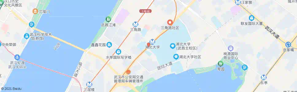 武汉友谊大道航海学院_公交站地图_武汉公交_妙搜公交查询2025