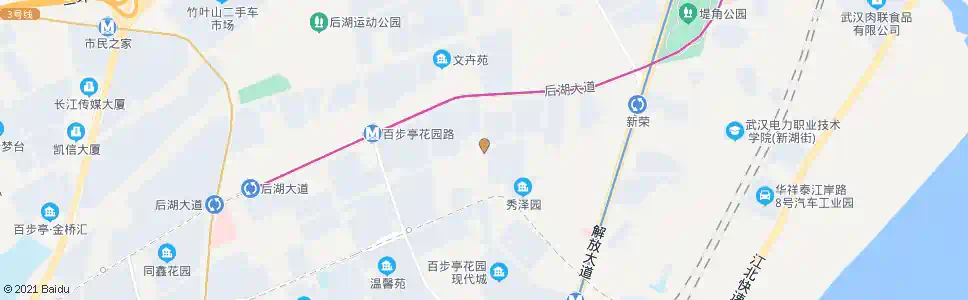 武汉百步亭路摩尔城_公交站地图_武汉公交_妙搜公交查询2025