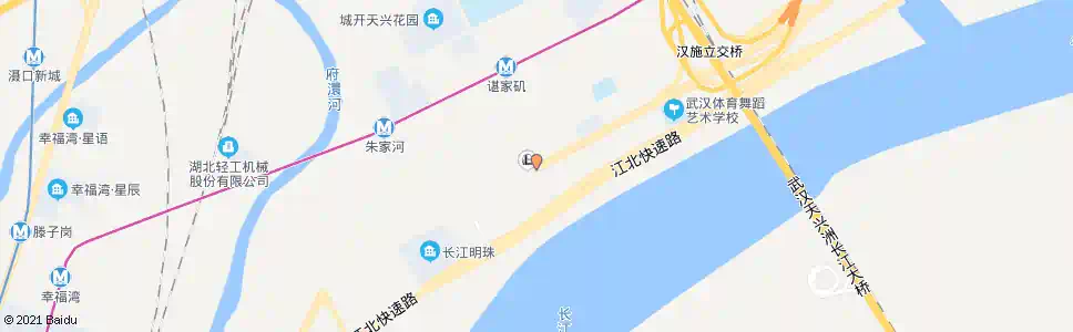 武汉谌家矶大道兴盛路口_公交站地图_武汉公交_妙搜公交查询2025