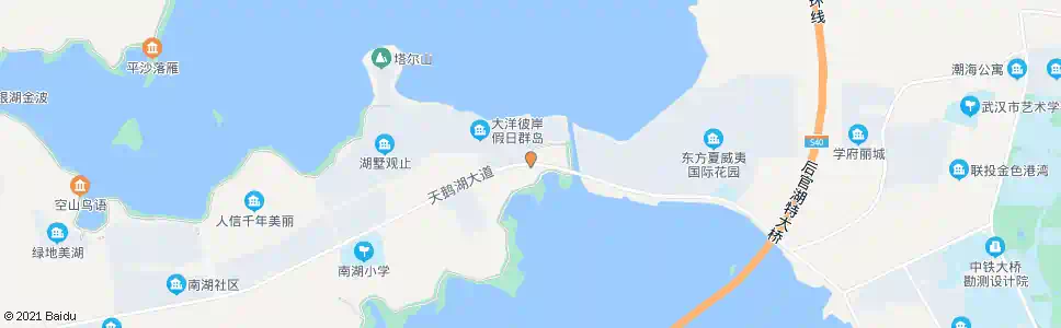 武汉天鹅湖大道后官湖桥_公交站地图_武汉公交_妙搜公交查询2025