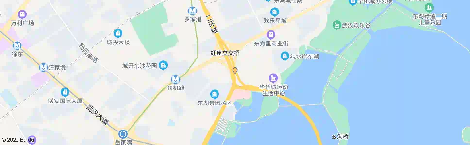 武汉二环线渔光路_公交站地图_武汉公交_妙搜公交查询2025