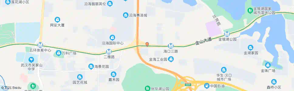 武汉金山大道海口_公交站地图_武汉公交_妙搜公交查询2025