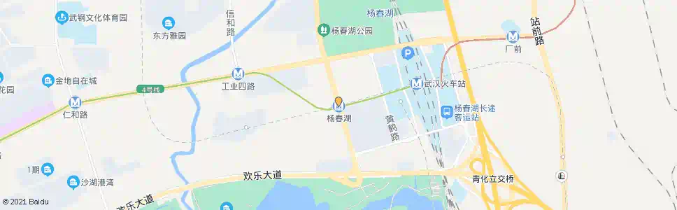 武汉杨春湖路地铁杨春湖路站_公交站地图_武汉公交_妙搜公交查询2025