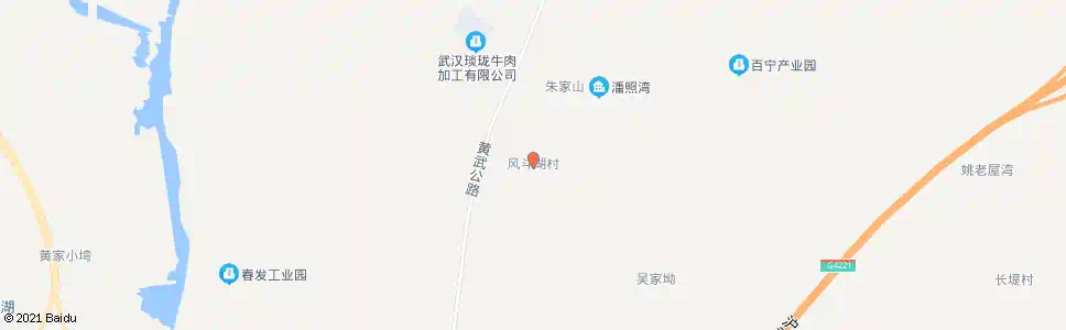 武汉凤斗湖村委会_公交站地图_武汉公交_妙搜公交查询2025