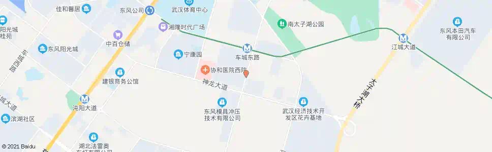 武汉车城东路科技园一路_公交站地图_武汉公交_妙搜公交查询2025