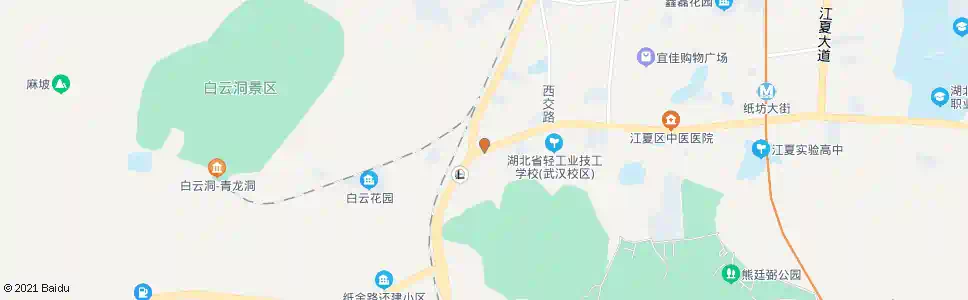 武汉纸坊大街二道口_公交站地图_武汉公交_妙搜公交查询2025