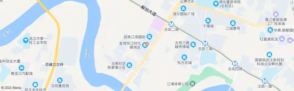 武汉古田路肖家墩_公交站地图_武汉公交_妙搜公交查询2025