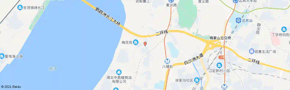 武汉八铺围堤八铺街_公交站地图_武汉公交_妙搜公交查询2025