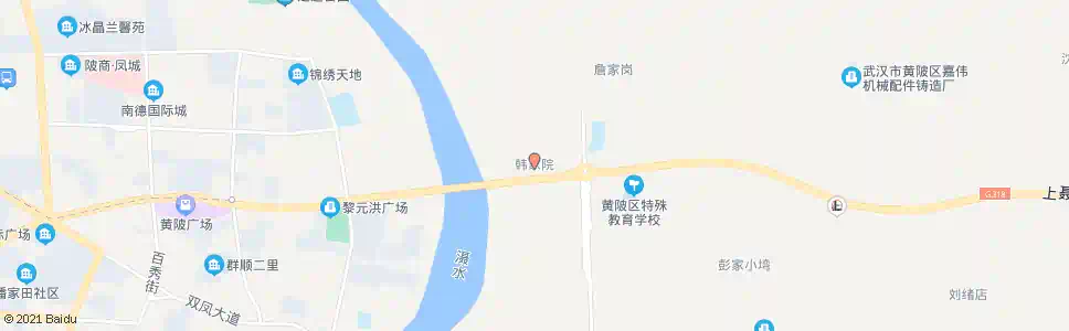 武汉黄陂大道韩家院_公交站地图_武汉公交_妙搜公交查询2025