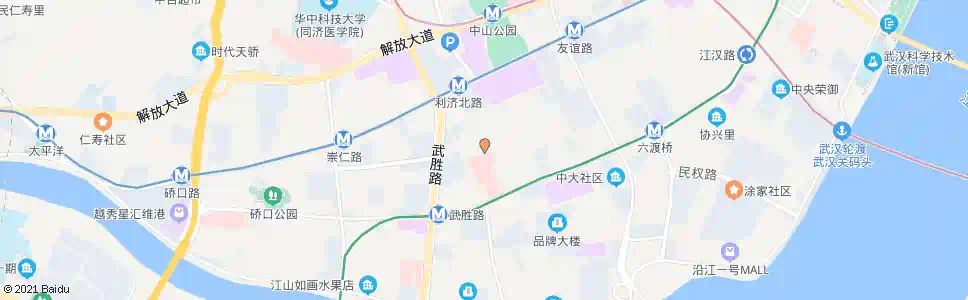 武汉利济东路_公交站地图_武汉公交_妙搜公交查询2025