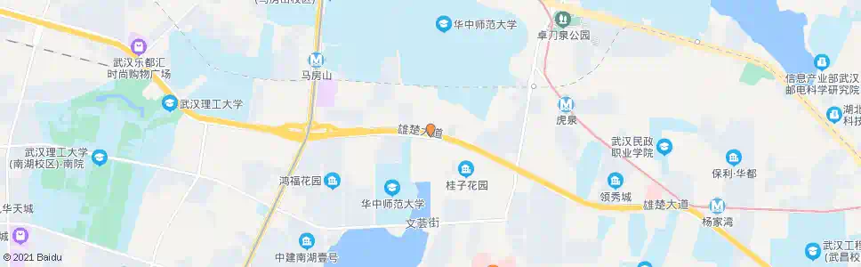武汉雄楚大道brt元宝山站_公交站地图_武汉公交_妙搜公交查询2025