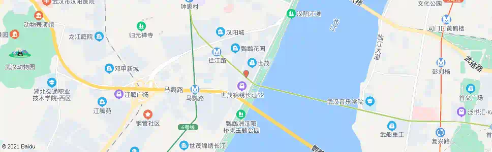 武汉滨江大道锦绣二路_公交站地图_武汉公交_妙搜公交查询2025