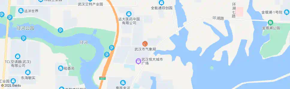 武汉天鹅湖大道气象局_公交站地图_武汉公交_妙搜公交查询2025
