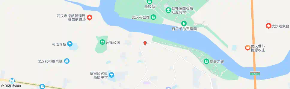 武汉蔡江路杨树湾_公交站地图_武汉公交_妙搜公交查询2025