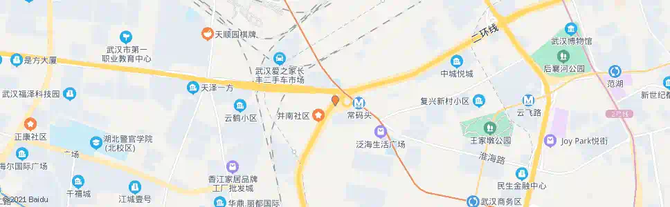 武汉汉西路常码头_公交站地图_武汉公交_妙搜公交查询2025