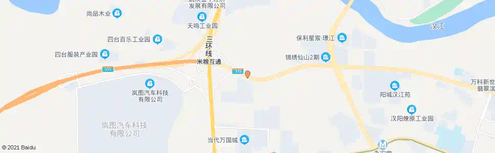 武汉琴台大道米粮_公交站地图_武汉公交_妙搜公交查询2025