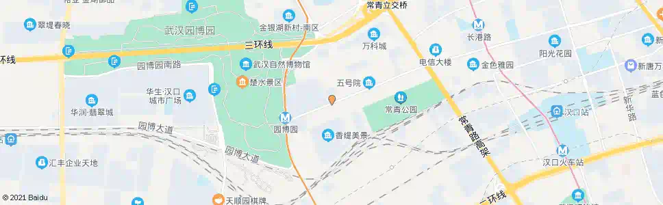 武汉江发路发展四路_公交站地图_武汉公交_妙搜公交查询2025