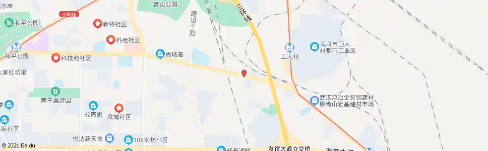 武汉冶金大道楠姆庙_公交站地图_武汉公交_妙搜公交查询2025