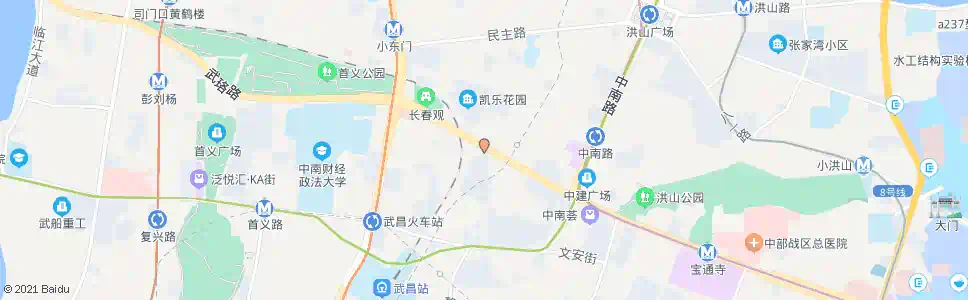武汉武珞路十五中_公交站地图_武汉公交_妙搜公交查询2025