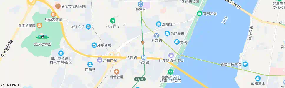 武汉鹦鹉大道腰路堤_公交站地图_武汉公交_妙搜公交查询2025