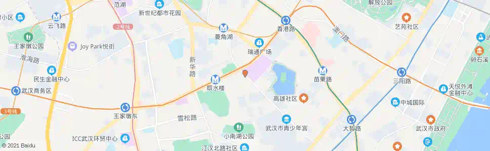 武汉台北路鄂城墩_公交站地图_武汉公交_妙搜公交查询2025