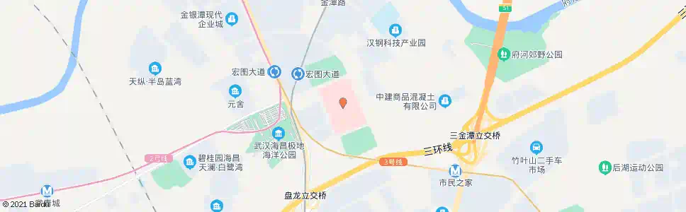 武汉银潭路医疗救治中心_公交站地图_武汉公交_妙搜公交查询2025