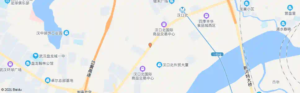 武汉汉口北大道刘家头_公交站地图_武汉公交_妙搜公交查询2025