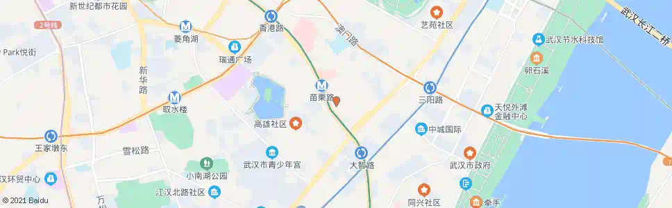 武汉苗栗路香港路口_公交站地图_武汉公交_妙搜公交查询2025