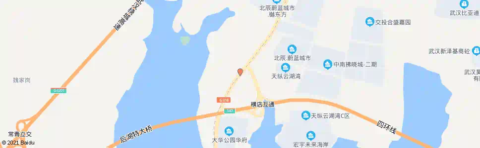 武汉川龙大道桥咀_公交站地图_武汉公交_妙搜公交查询2025