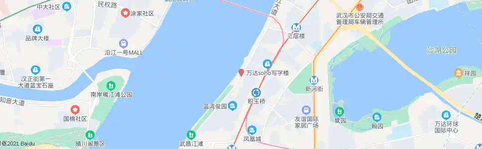 武汉临江大道曾家巷_公交站地图_武汉公交_妙搜公交查询2025