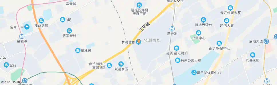 武汉梦湖路梦湖香郡_公交站地图_武汉公交_妙搜公交查询2025