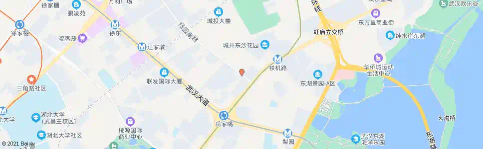 武汉杨园南路欢乐大道口_公交站地图_武汉公交_妙搜公交查询2025