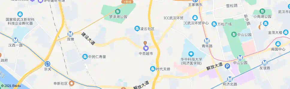 武汉建设大道宝丰一路_公交站地图_武汉公交_妙搜公交查询2025