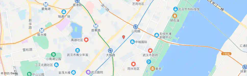 武汉市民中心站_公交站地图_武汉公交_妙搜公交查询2025