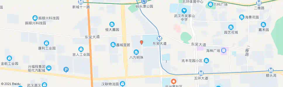 武汉八方路博大城市星座_公交站地图_武汉公交_妙搜公交查询2025